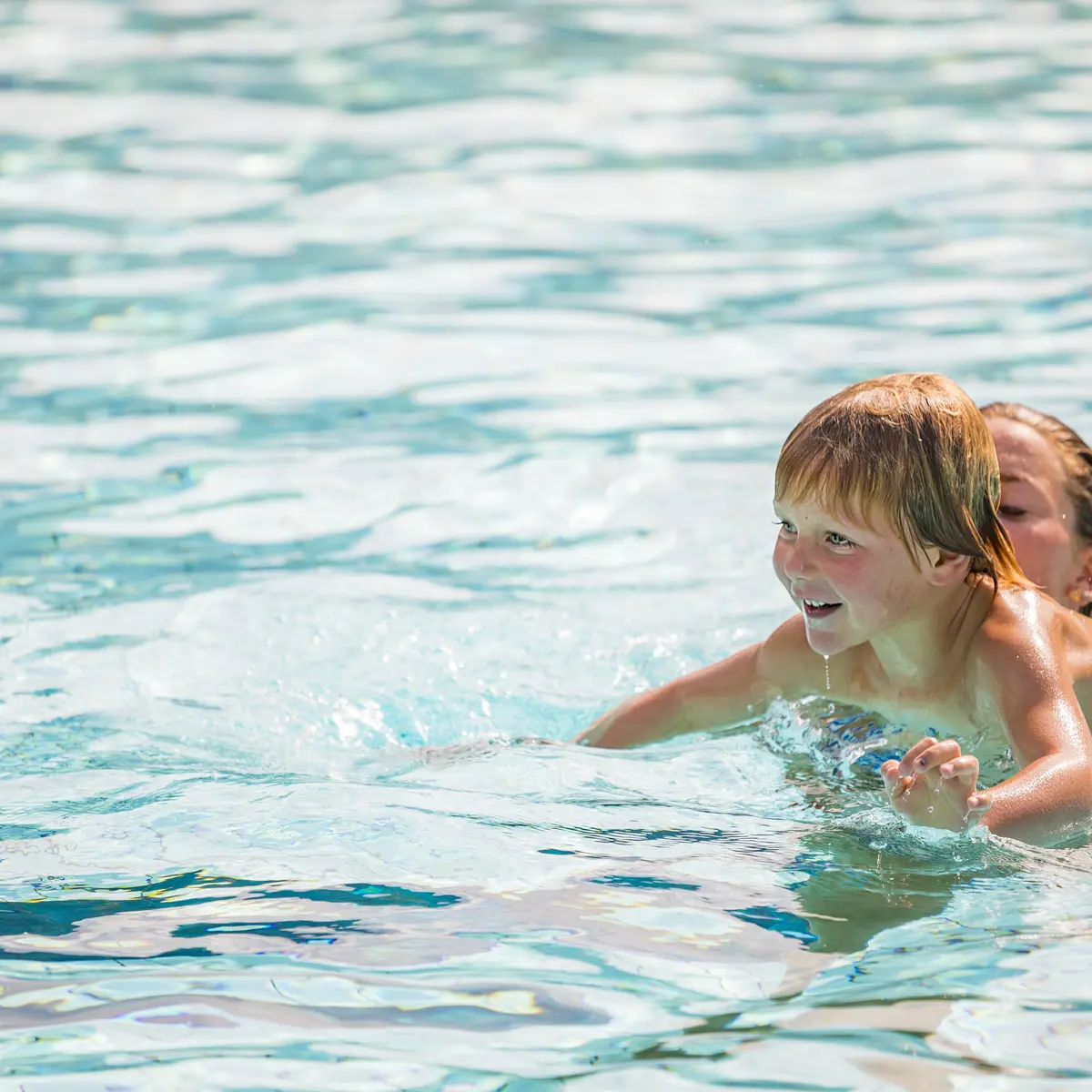 Cours de natation au Grand-Bornand