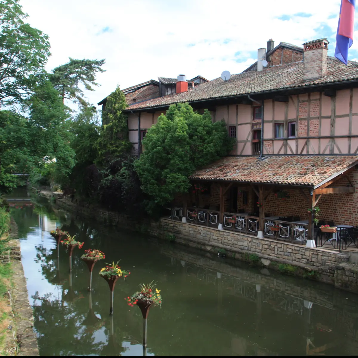 Maisons fleuries dans la cité