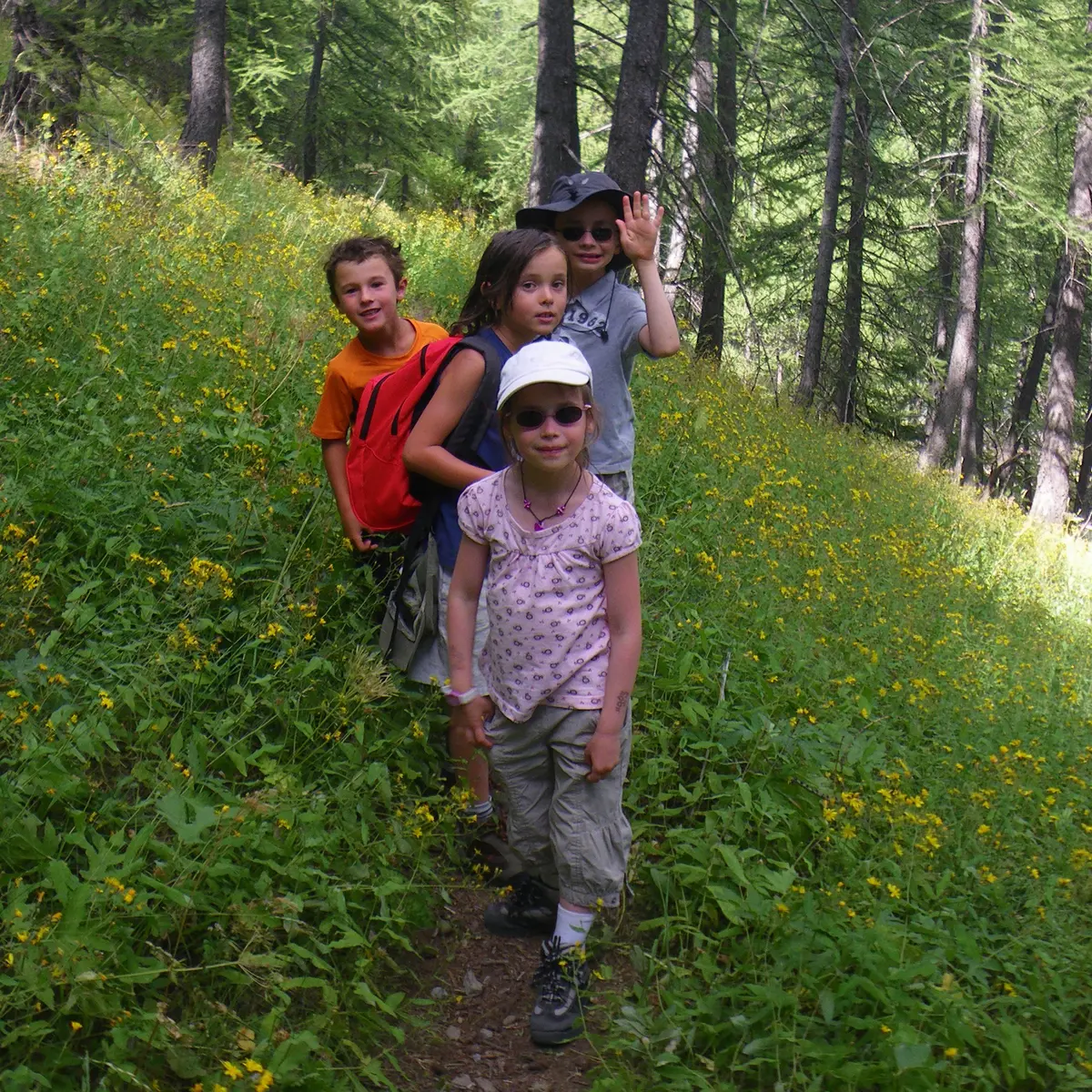 Montagnes d'Ubaye : Yoga Kid's Expérience