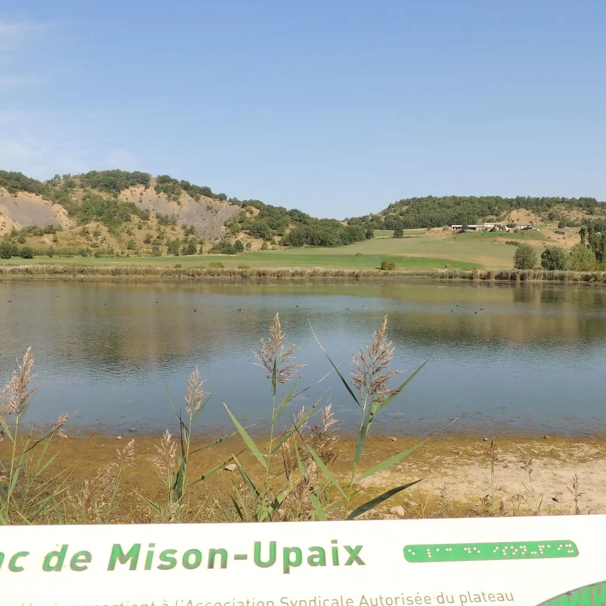 Au bord du lac de Mison