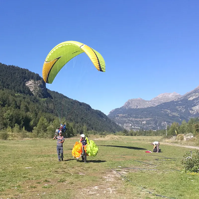 Ecrins Vol Libre, école de parapente, vallée du Champsaur