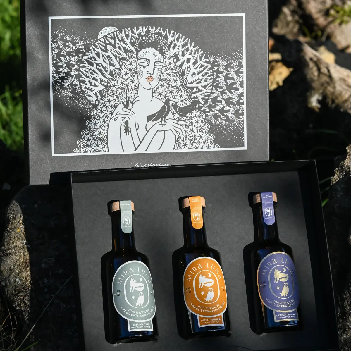 Coffret huiles d'olive