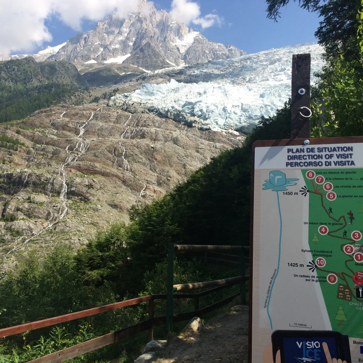 exposition chalet glacier des bossons