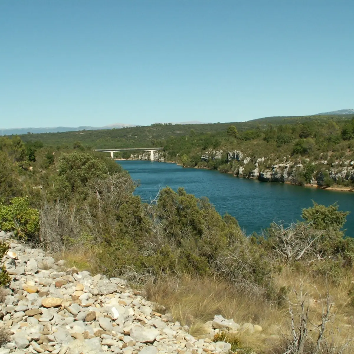Vue sur le pont de Saint Laurent