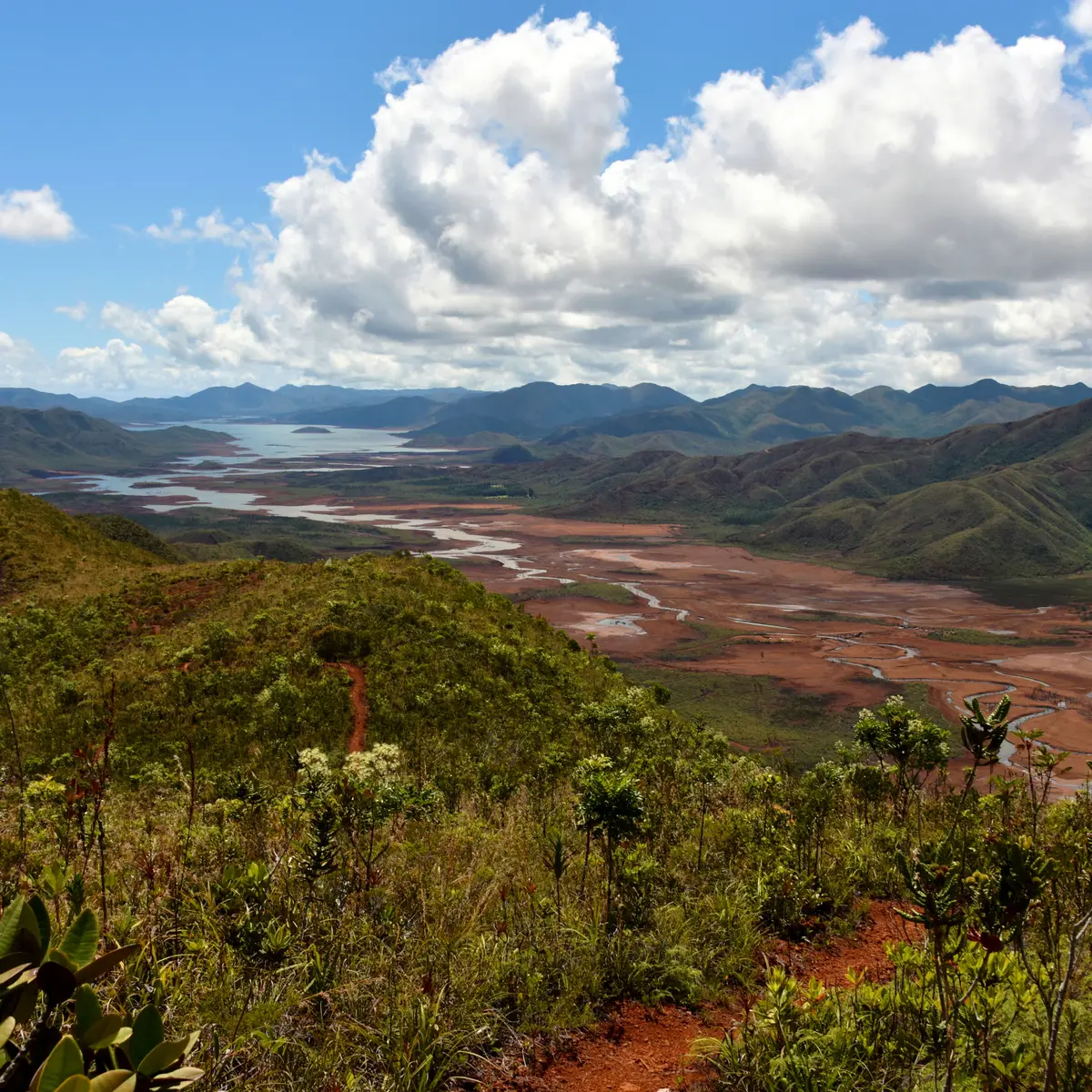 Point de vue sur le lac de Yaté