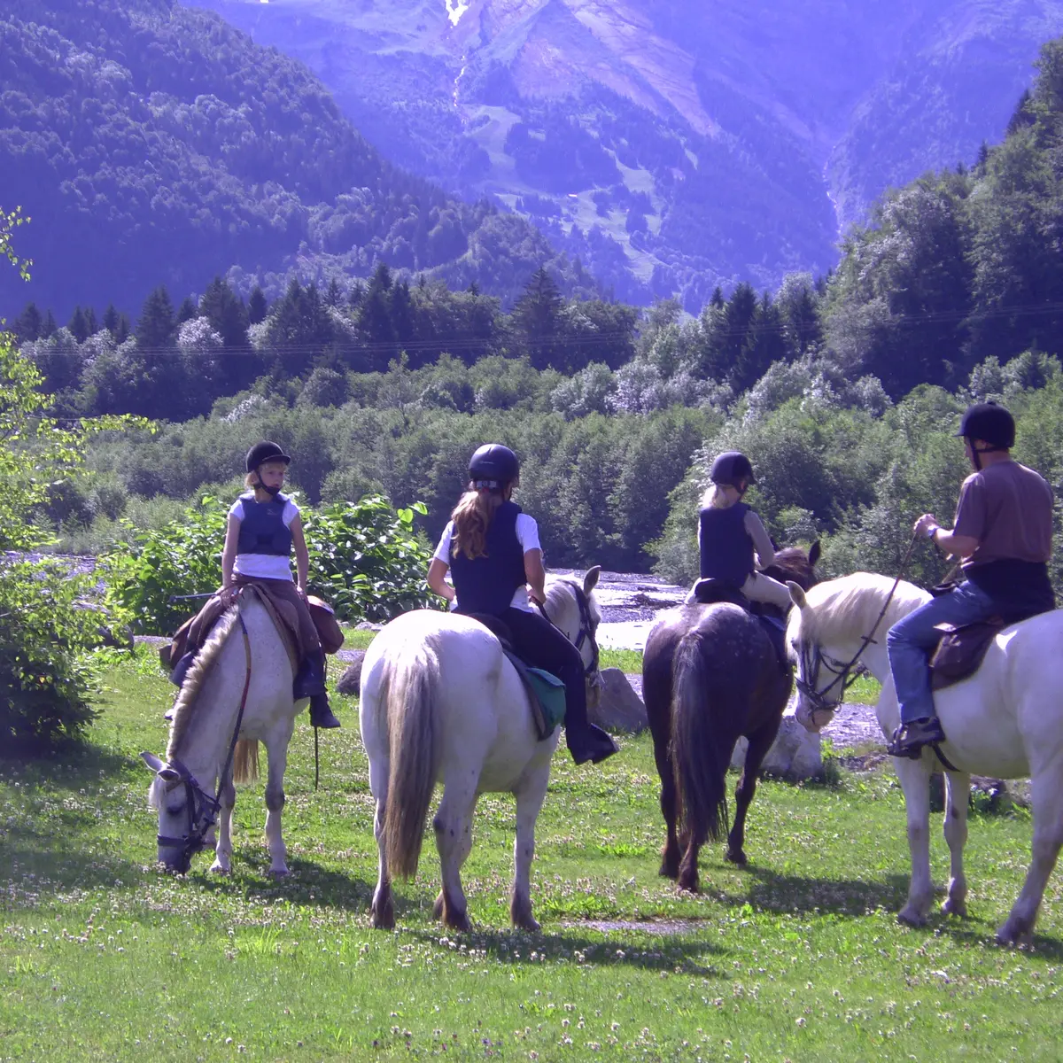 Balade à cheval avec les Paddocks du Mont Blanc