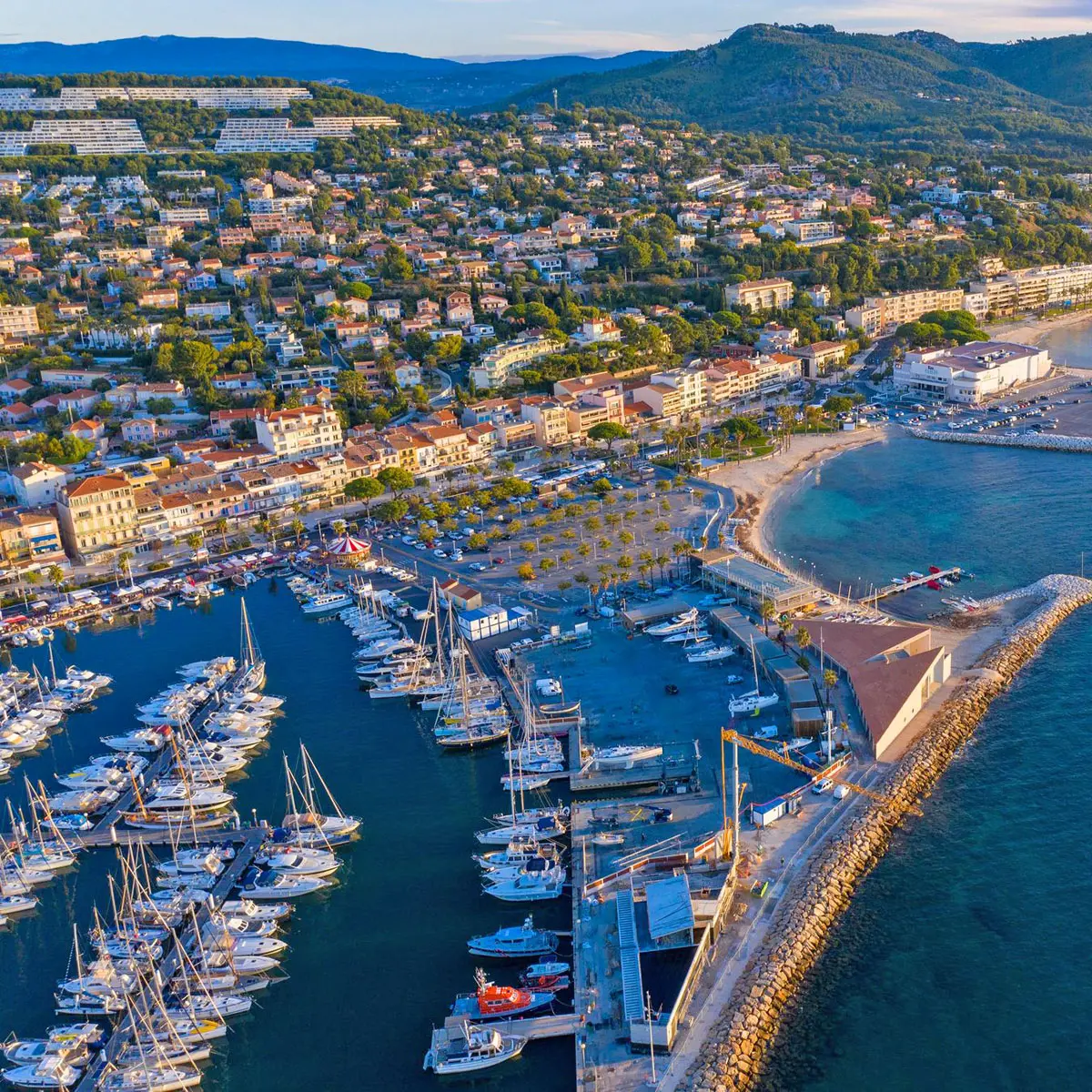 Vue aérienne de Bandol