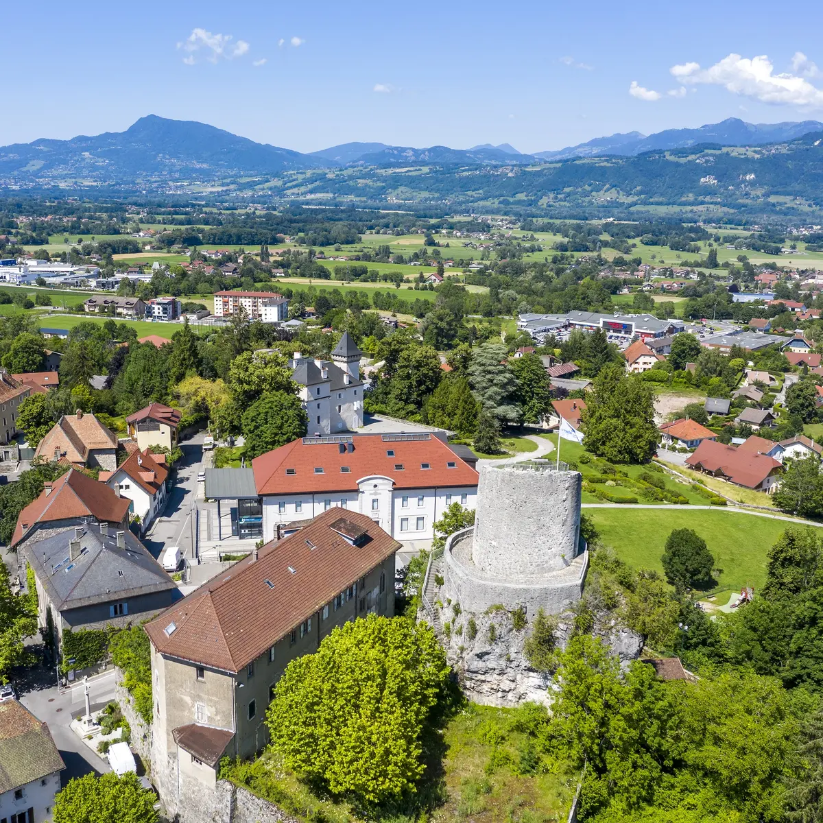 Vue Tour des comtes de Genève