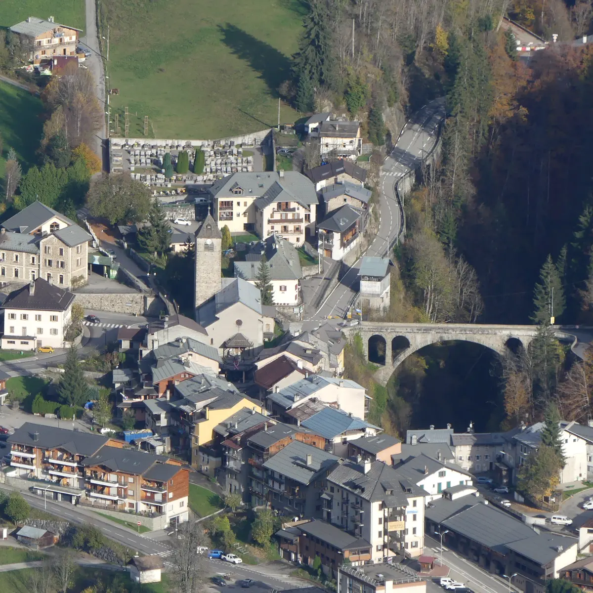 Vue panoramique sur Flumet