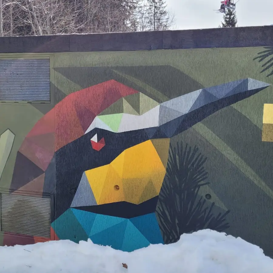 Fresque L’envol par SowanOne_La Giettaz