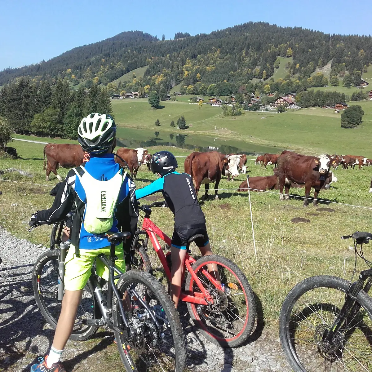 VTT stage 8-11 ans juniors bikers au Grand-Bornand