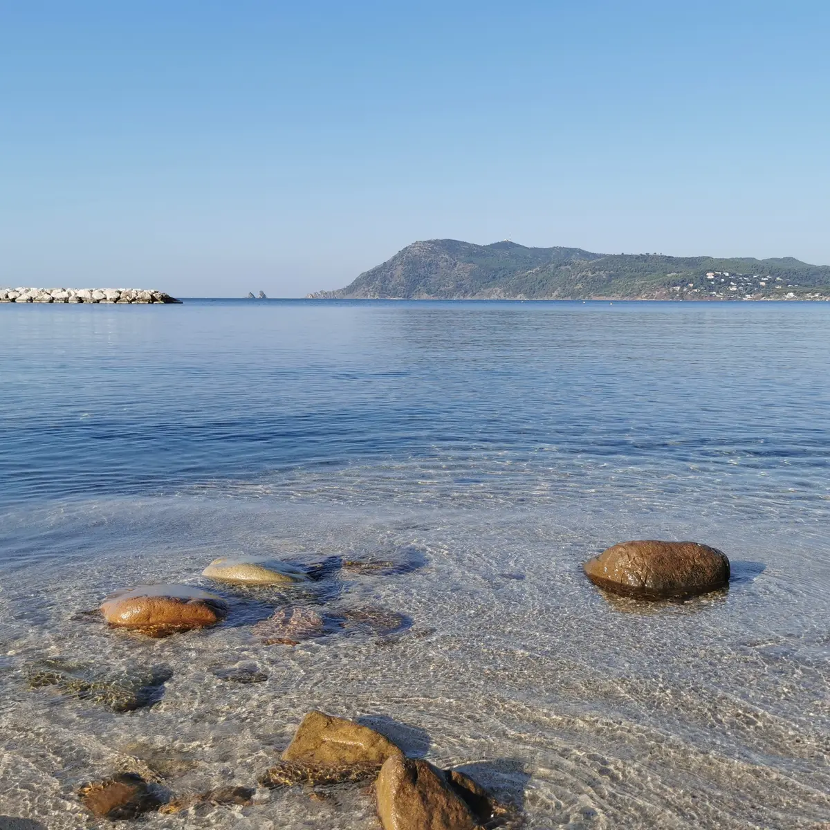 Plage de St Asile à Saint Mandrier