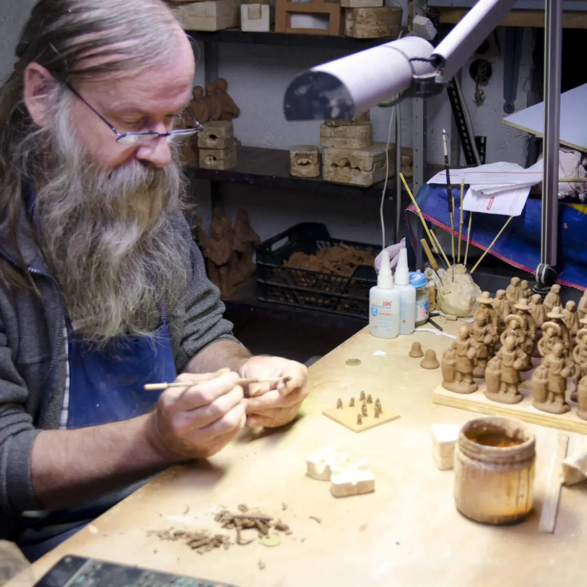 M. Baudoin Gassies au travail