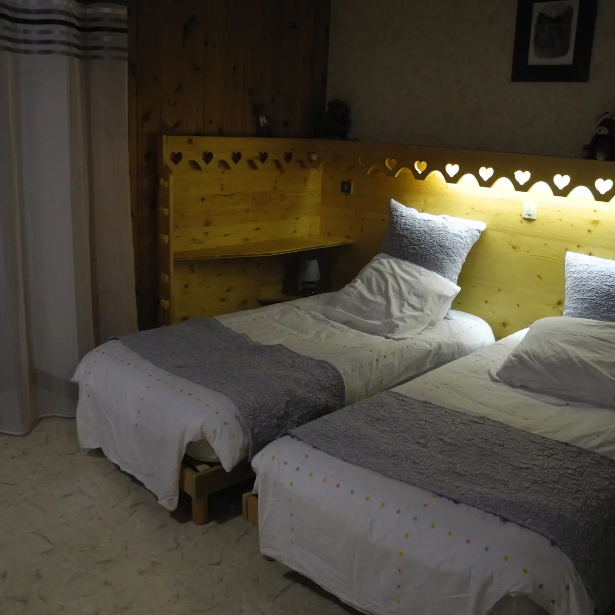chambre 2 lits simples