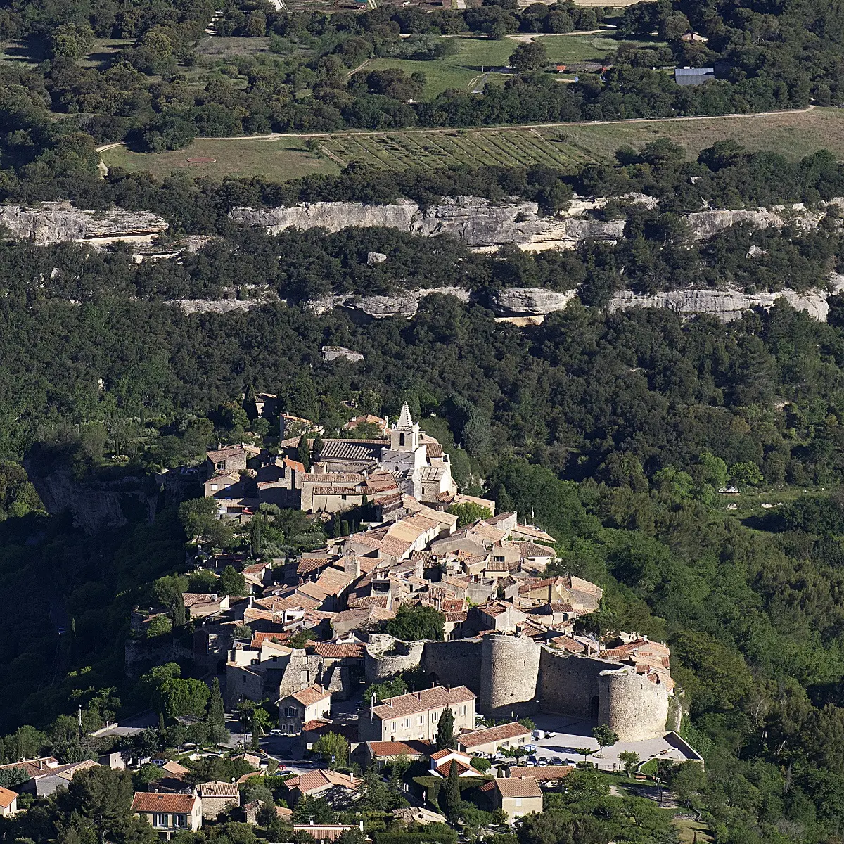 Vol en ULM dans les Dentelles de Montmirail
