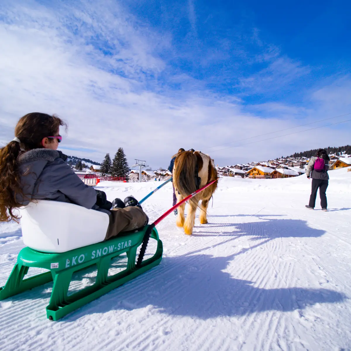 Poney Luge les Saisies