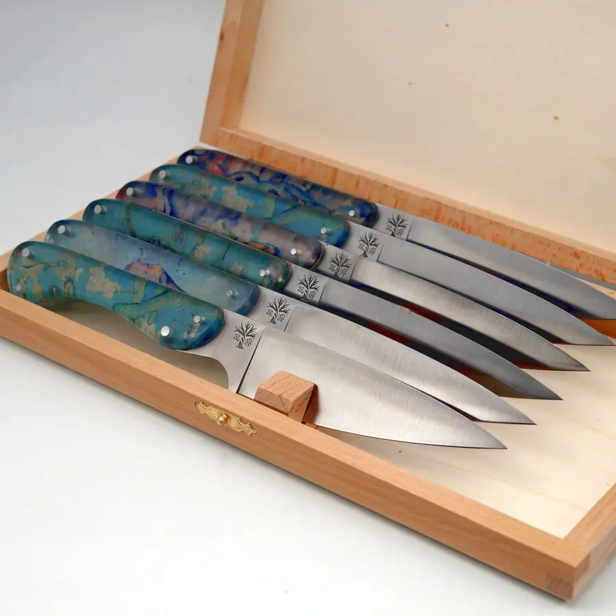Des couteaux artisanaux uniques