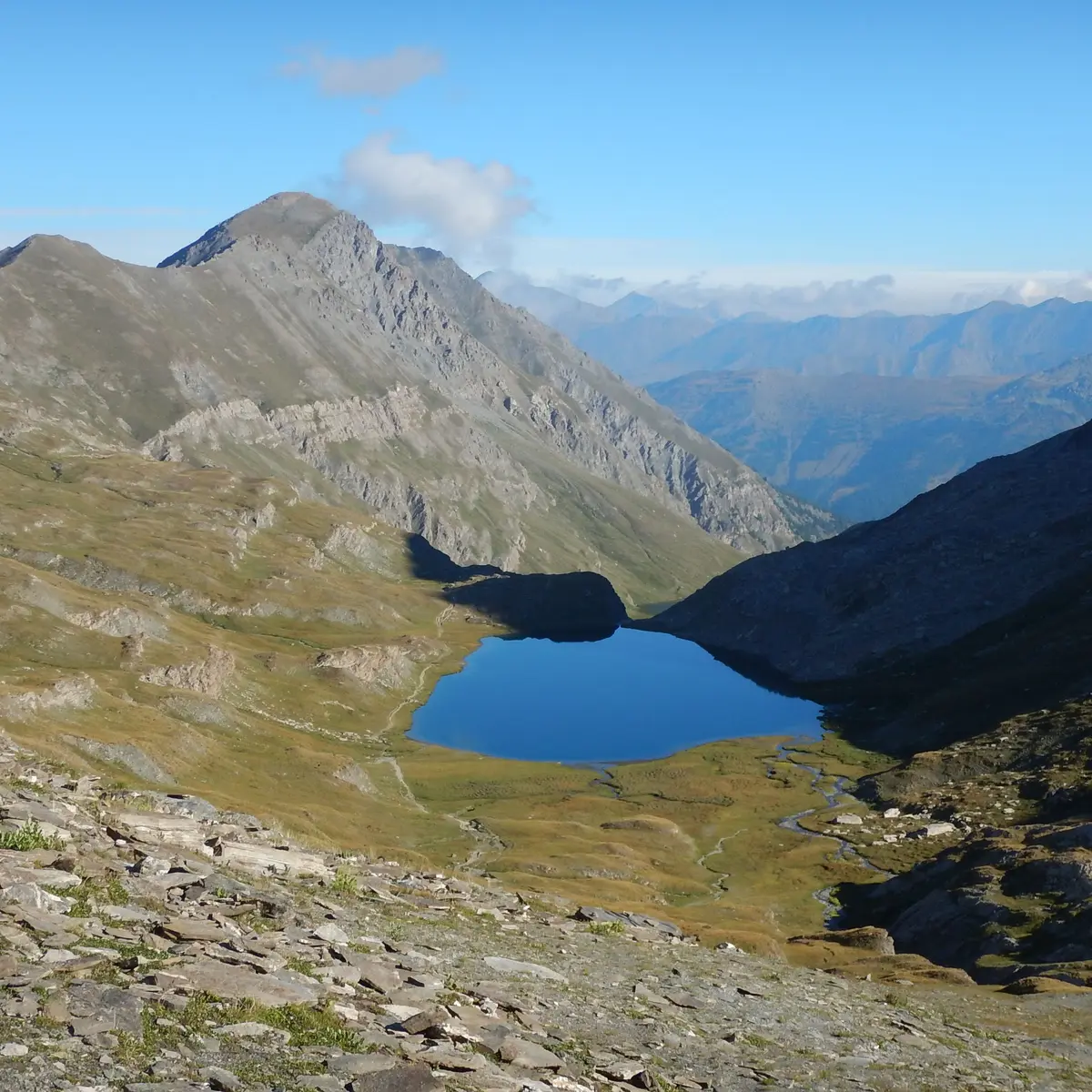 Lac Foréant : vue du col Vieux