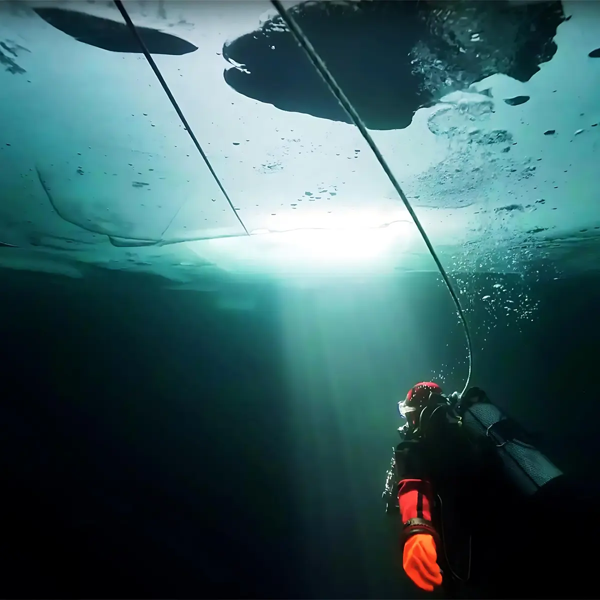 Expérience de plongée sous glace