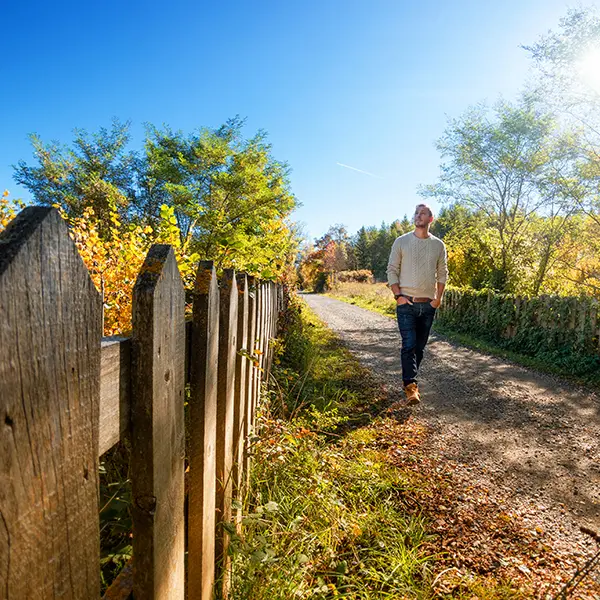 Balade sur le sentier du pont blanc dans le Champsaur