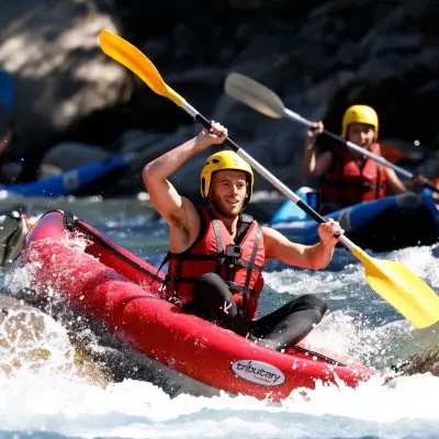 Kayak-raft et Canoë-raft sur l'Ubaye