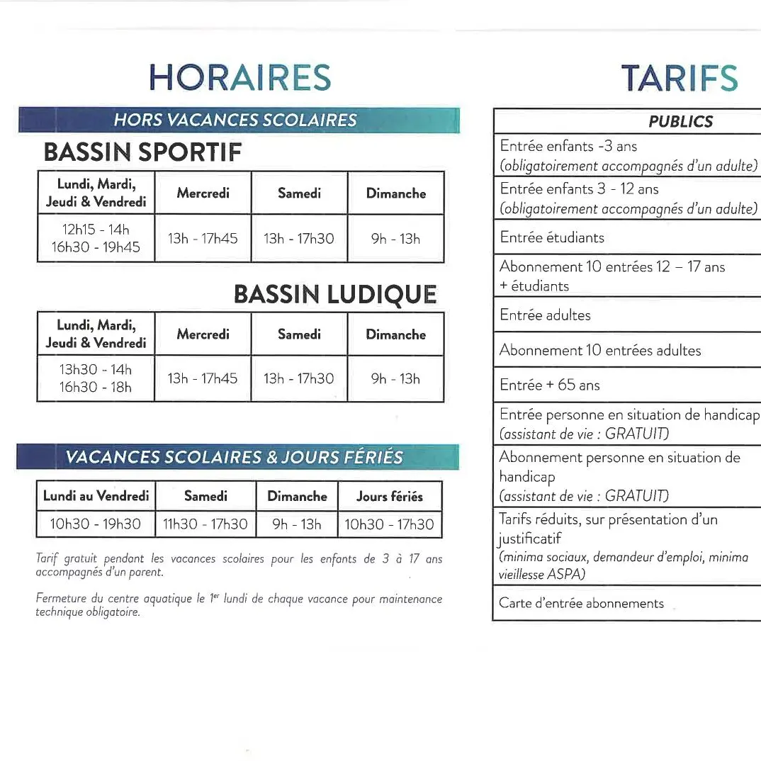 Informations pratiques