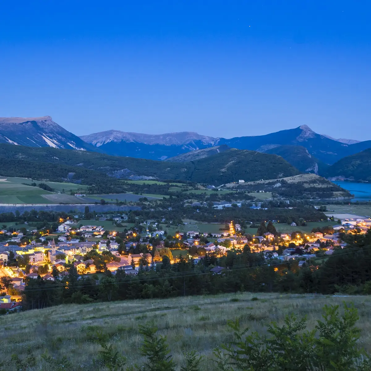 Saint André les Alpes Vue depuis la Dindière
