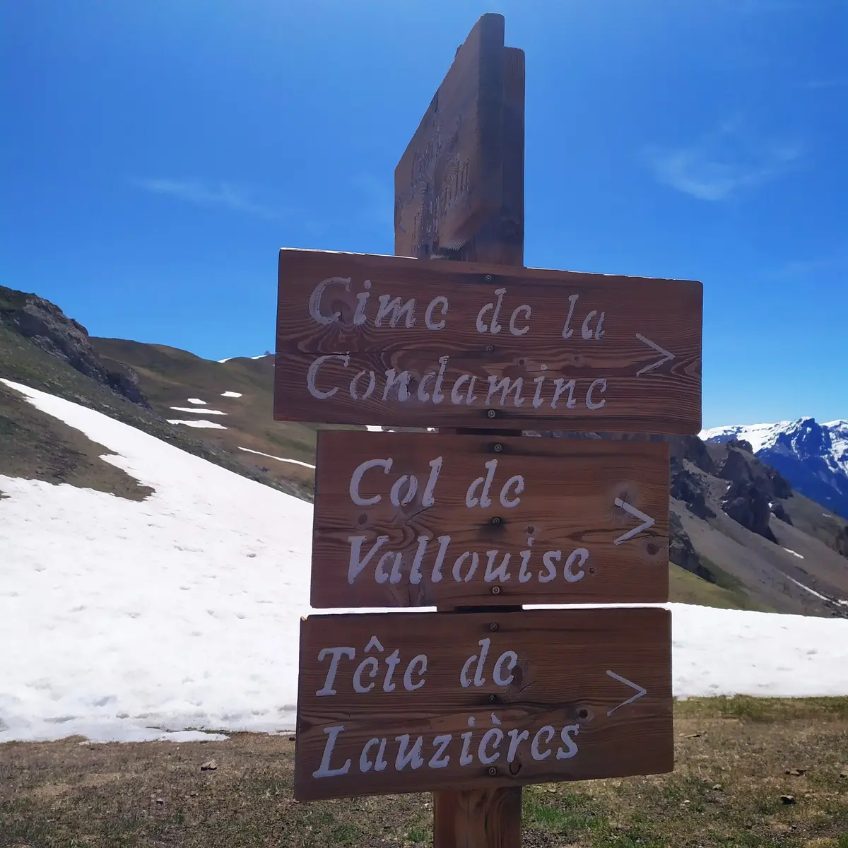 Balisage au Col de la Trancoulette - Randonnée Partias