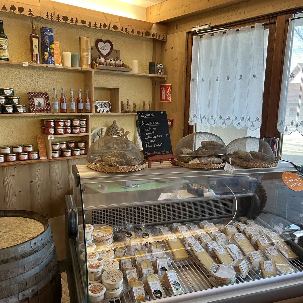 Vue intérieure de la boutique