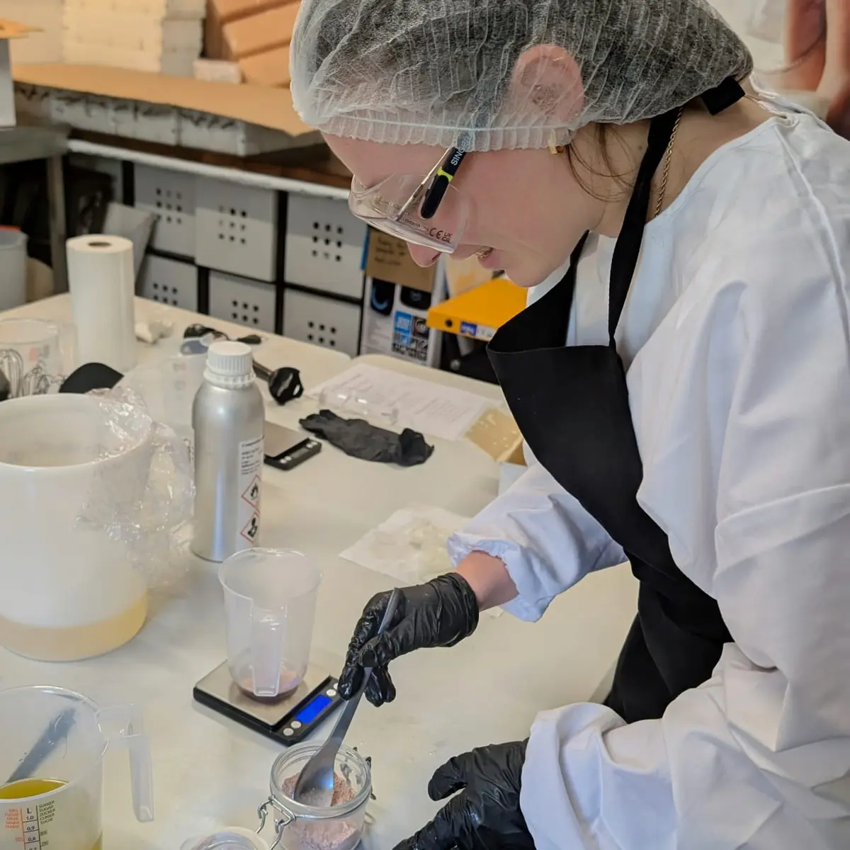 Atelier de fabrication de savon