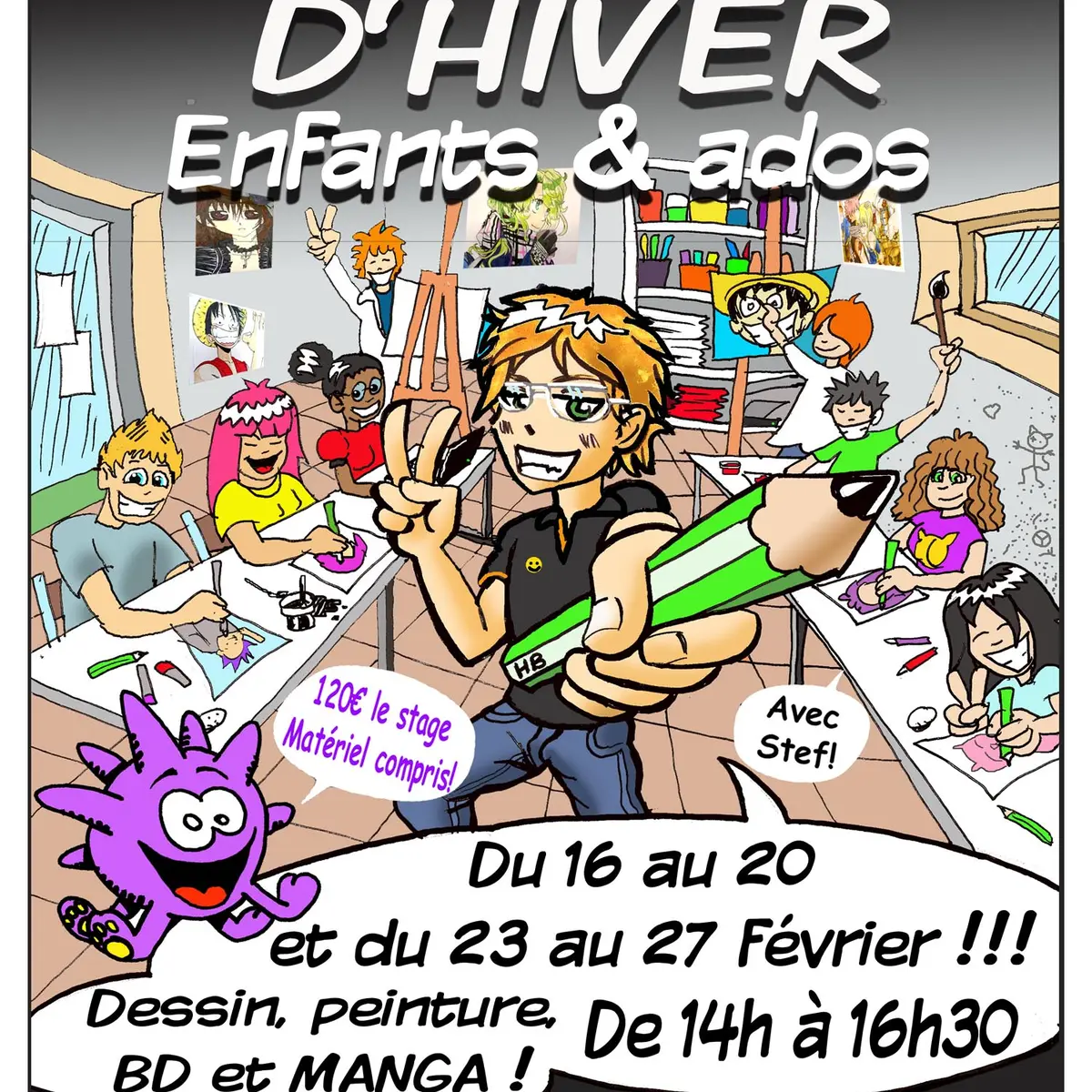 Affiche stage hiver 2026