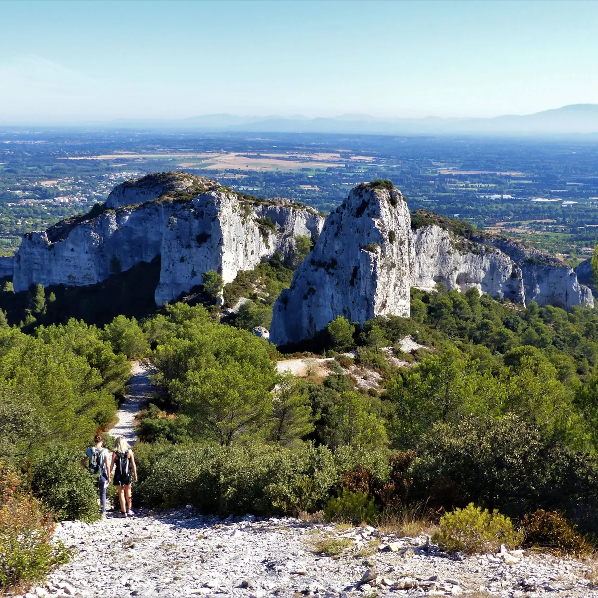 A pied, sur la Routo de Baume Brignolle