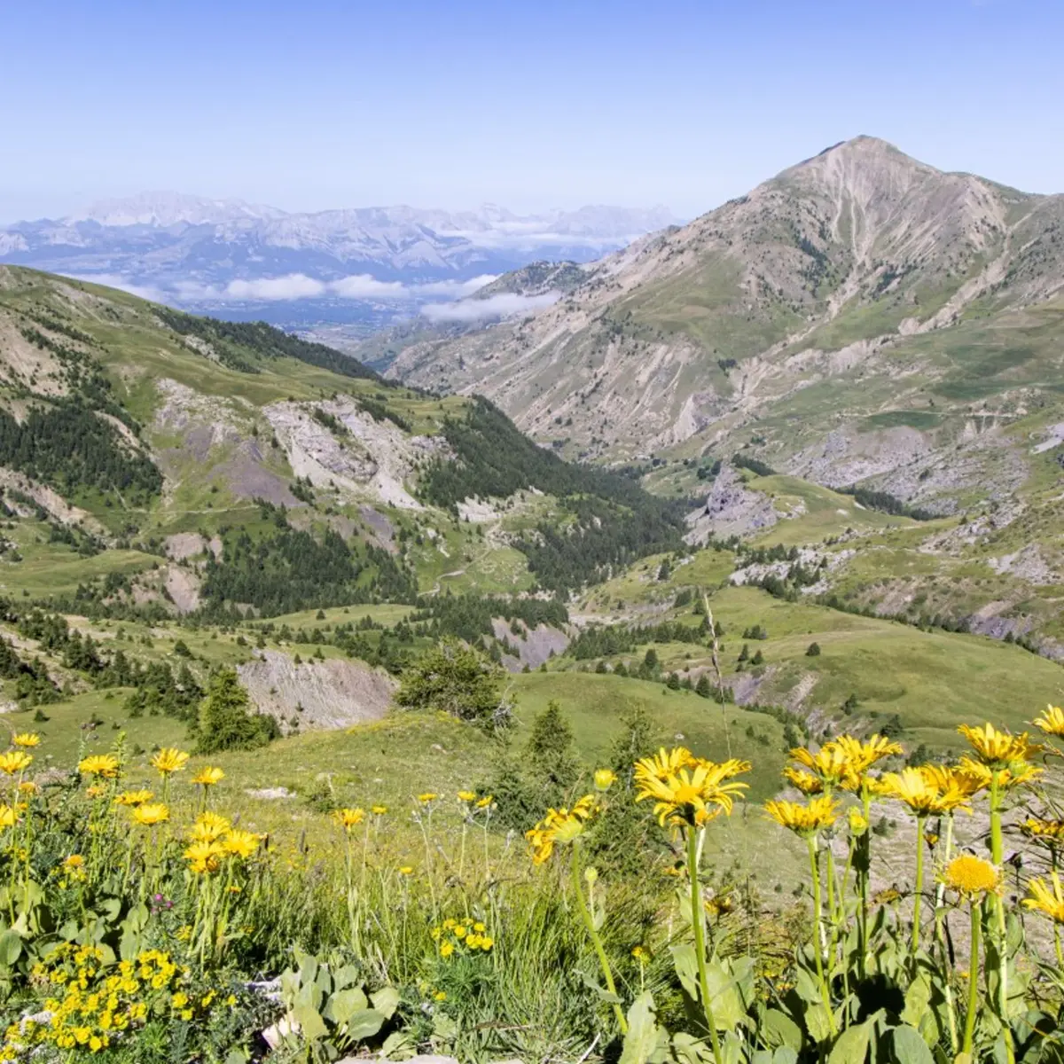 Vue depuis le col de la Coupa