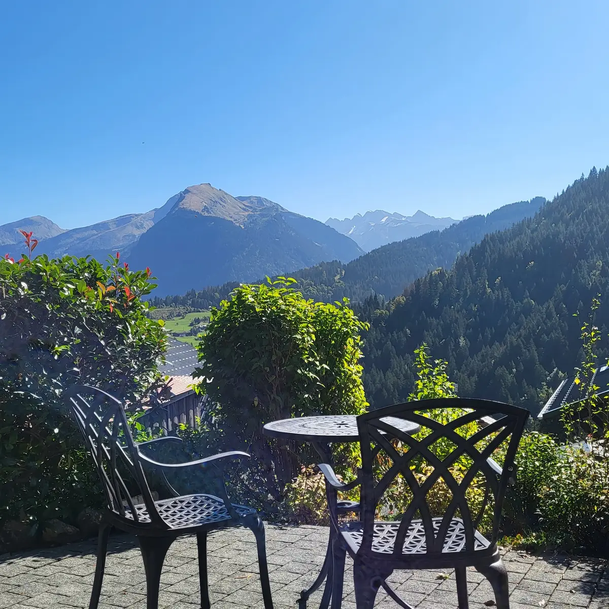 Grenier les Bouts - vue extérieur depuis terrasse
