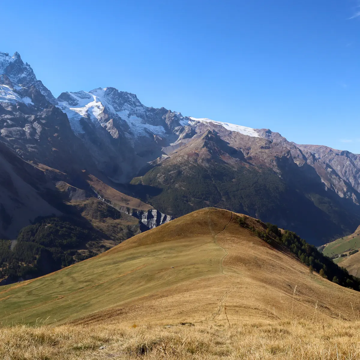 L'Aiguillon depuis les Hières_La Grave