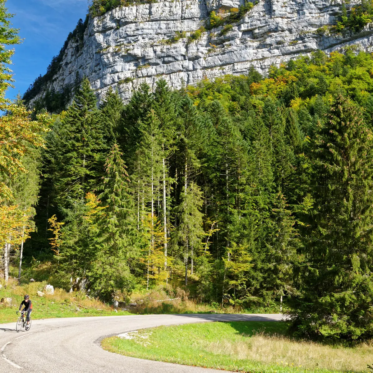 passage au Col de la Cluse