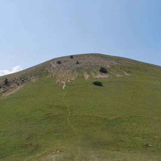 Le Duffre depuis le sentier