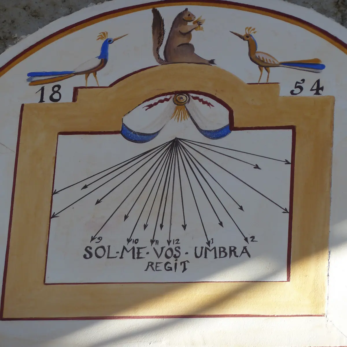 Cadran solaire au Chazelet