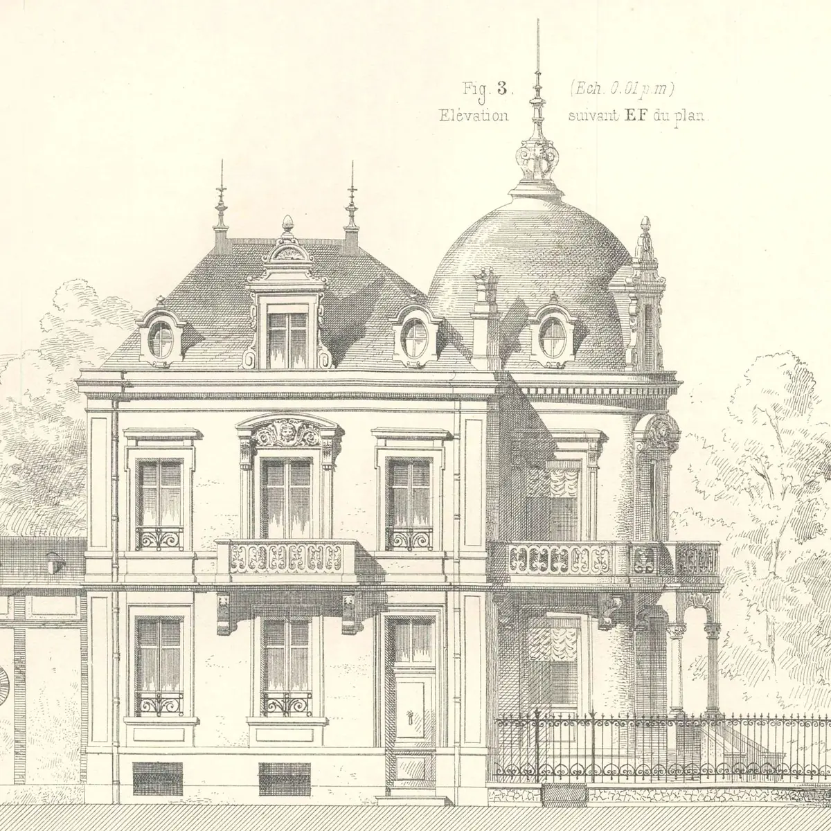 Nouvelles annales de la construction, 1886 (Fonds patrimoniaux de Vichy)