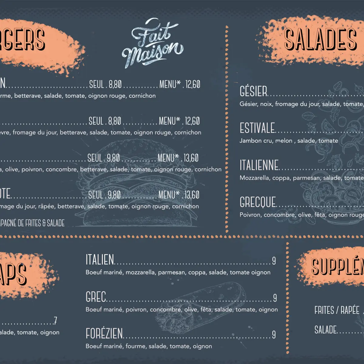 carte du blue note café