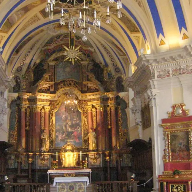 Intérieur de l'Eglise de St Nicolas de Véroce