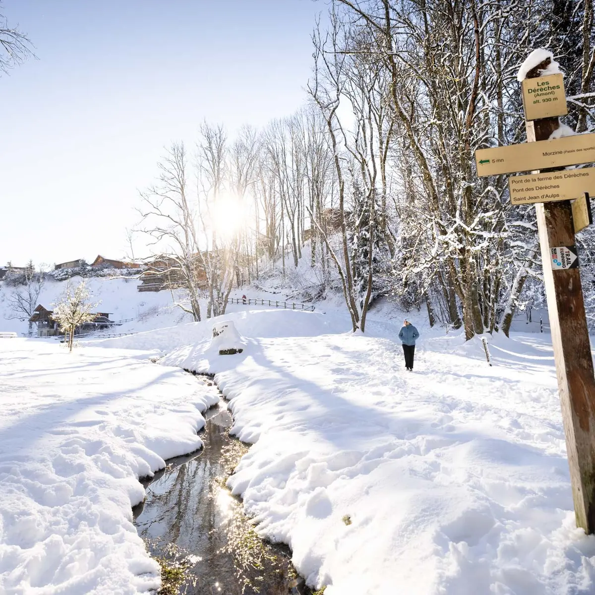 Parc des dérêches hiver