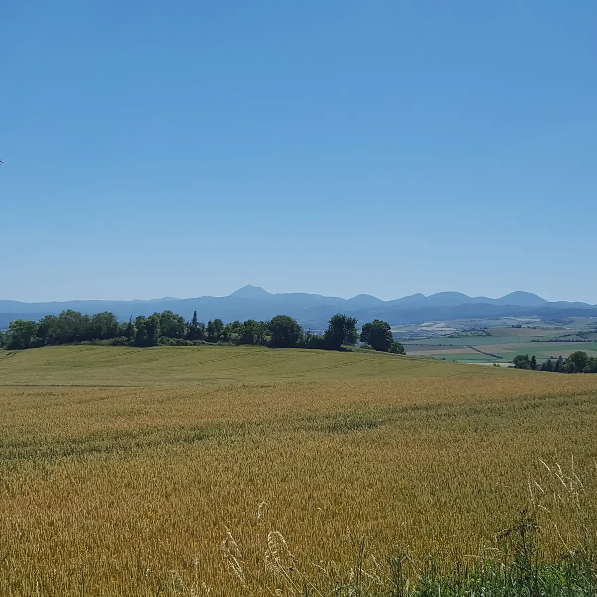 Panorama sur la randonnée Le Marais