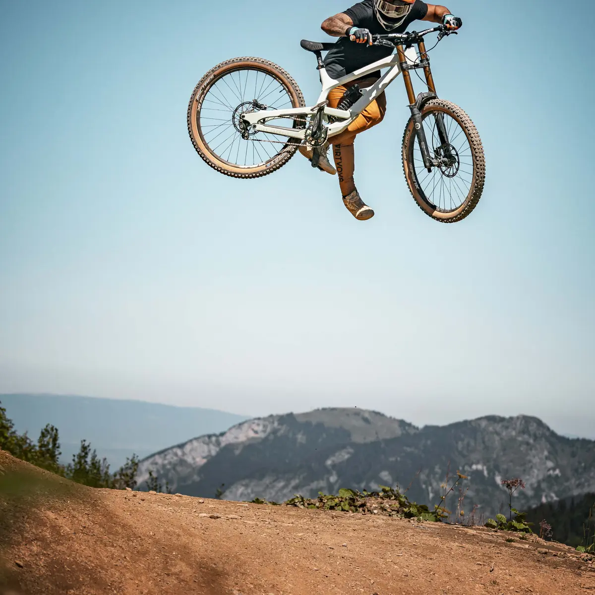 Piste VTT la Vink line- Partie Supérieure
