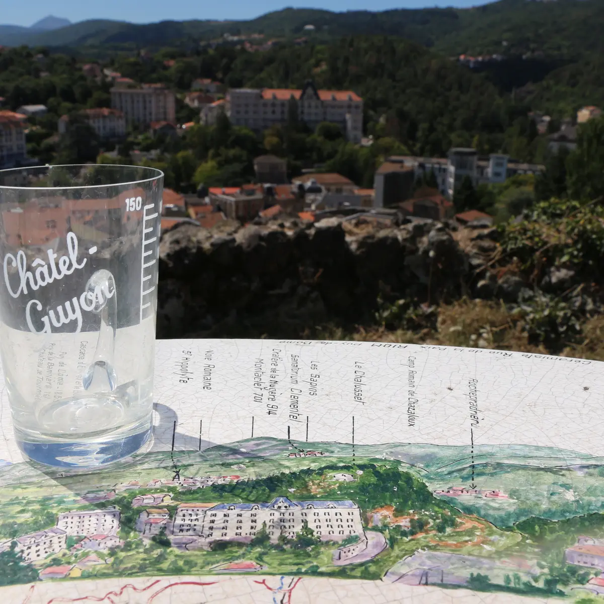 Table d'orientation et vue