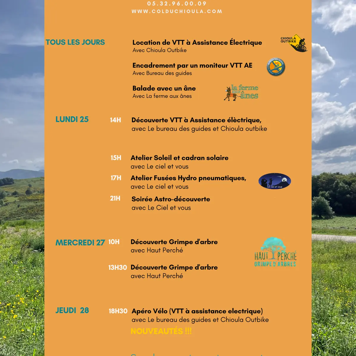 Du 23 au 30.08.Programme