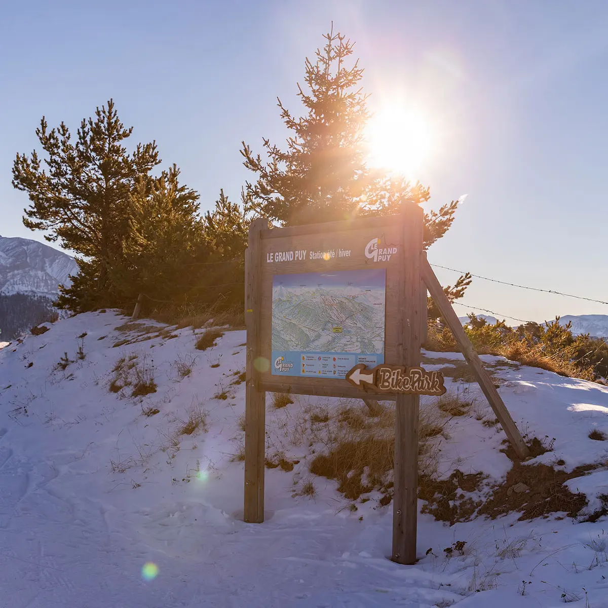 Le Grand Puy dans la vallée de la Blanche