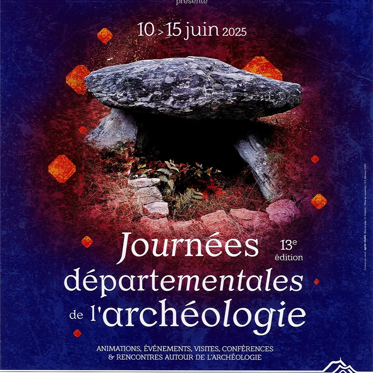 Journées départementales de l’archéologie_affiche