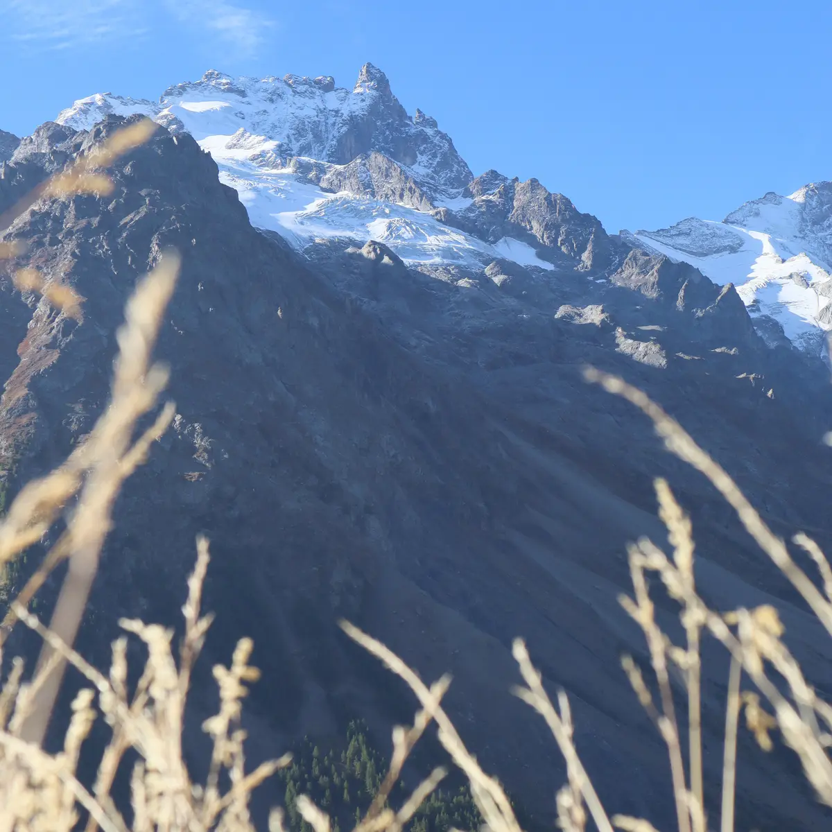 L'Aiguillon depuis les Hières_La Grave