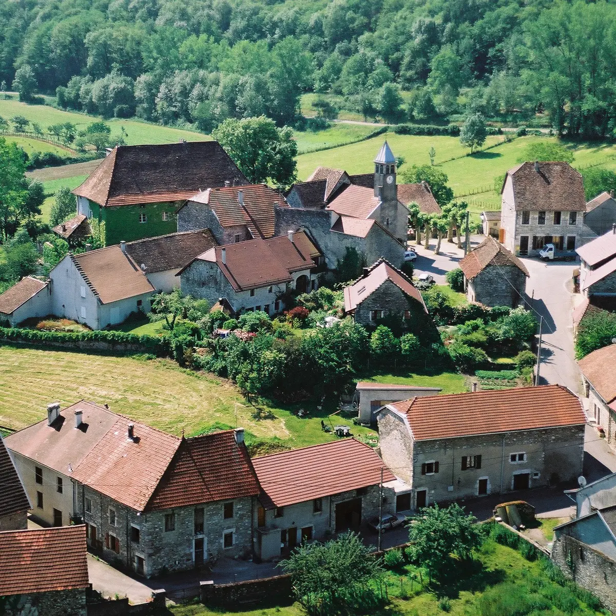 Vue aérienne Saint-Champ